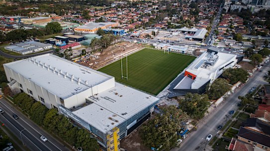 Almost done ... the refurbished Concord Oval.