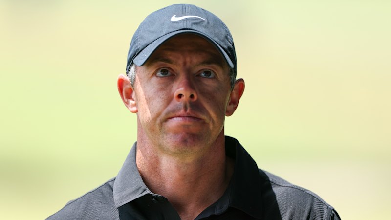 ‘I can’t remember the last time I had one’: McIlroy shows he is human with swing and miss