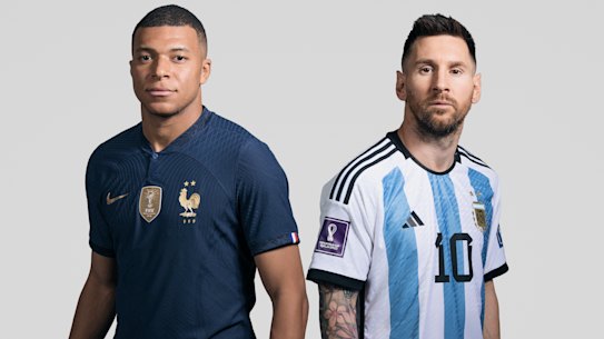 Kylian Mbappé and Lionel Messi, two of the world’s best footballers, will meet in the World Cup final.