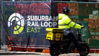 A Suburban Raild Loop site in Melbourne. 