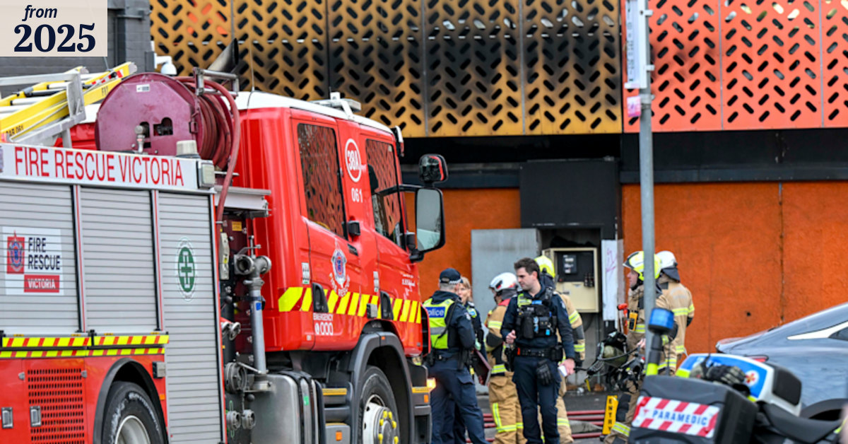Melbourne train line delays easing after fire underneath bridge in West ...