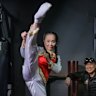 Take that: Kung fu black belt Dr Anne Pang, pictured with her husband, Barry Pang, received an OAM for service to the Chinese community of Melbourne, and to women.