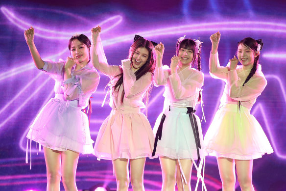 NewJeans was one of K-pop’s top-selling acts in 2023. Now their future is in doubt.