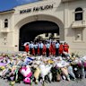 A memorial at Bondi Pavilion in the days after the December 14 massacre.