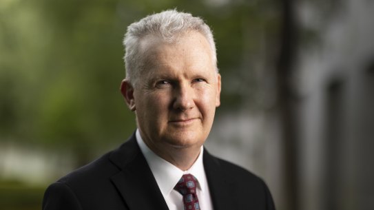 Minister for Employment and Workplace Relations Tony Burke at Parliament House in Canberra