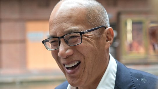 Charlie Teo arrives at a disciplinary hearing in Sydney in March.