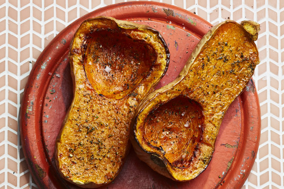 Use your roasted pumpkin to make a puree, mash or curry sauce.