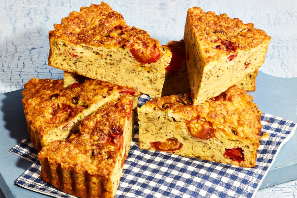Adding flour to the quiche filling helps create the structure of a pastry crust when it cooks.