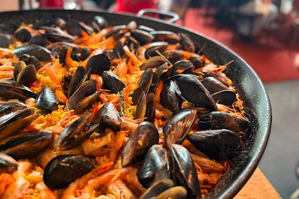 Bar Lourinha is dishing paella at Prahran Market this weekend.