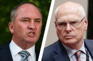 Barnaby Joyce has taken aim at Jim Molan as a Coalition civil war rages in the Senate race.