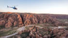 From a helicopter, the Bungle Bungle Range extends as far as the eye can see. Just forty years ago, few people had seen this spectacle. 