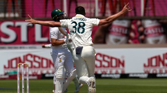 Josh Hazlewood stood out with six wickets in South Africa’s second innings.