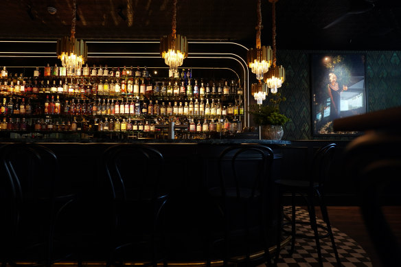 The Bon Vivant’s Companion takes its design cues from the art deco era.