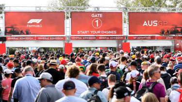 Fans lined up at Albert Park in Melbourne for the first day of the Grand Prix in 2020, but the gates never opened. It was cancelled at the 11th hour due to COVID-19.