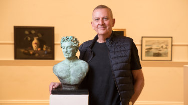 Nipplegate Male Sculpture Rejected From Melbourne Exhibition The piece is normally supported by a plinth. nipplegate male sculpture rejected