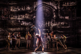 Spencer Davis Milford as Frodo in the Chicago Shakespeare Theatre’s production of The Lord of the Rings, coming to Australia next January.