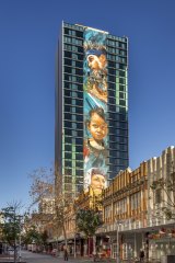 This mega-mural on Perth's The Adnate is the largest in the southern hemisphere.