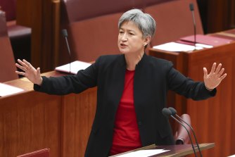 Labor’s Senate leader Penny Wong. 
