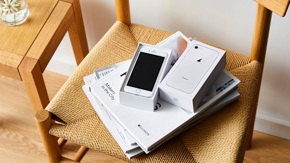 Upgrading: Old iPhones are among the most-sought after second-hand items.