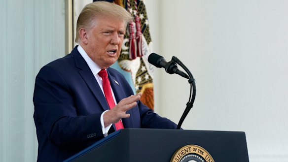 Journalist Bob Woodward's new book has forced President Donald Trump to defend his handling of the coronavirus pandemic. 