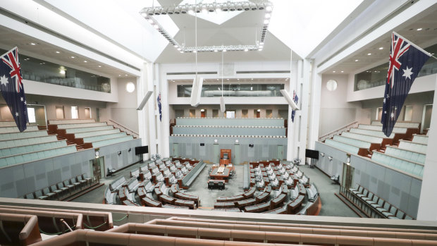The House of Representatives, Parliament House, Canberra.