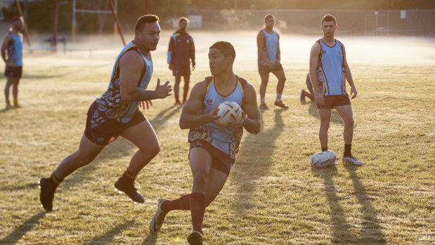 Doing the hard yards: Players come to Keebra Park with big ambitions.