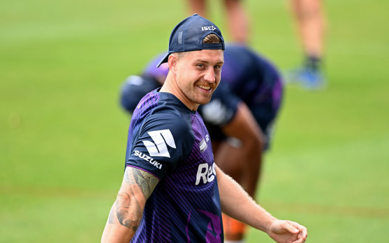 Cameron Munster is out of a knee brace and will start running next week.