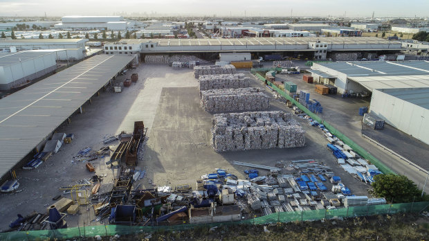 SKM's Laverton North recycling plant pictured in March. 