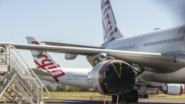 Virgin has 69 leased aircraft in its fleet of 132. 