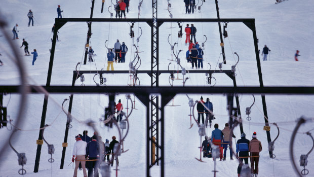 Social distancing measures mean skiers and snowboarders may encounter longer than usual queues for ski lifts.
