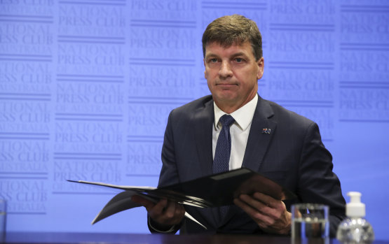 Angus Taylor launches the technology roadmap on Tuesday.