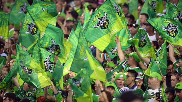 Canberra fans will have few opportunities to see their team on free-to-air TV.