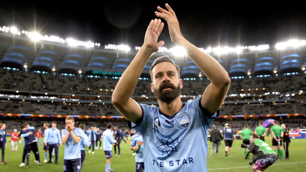 Finals re-think: Retiring Sydney great Brosque called for finals to be scrapped after winning the 2019 decider in Perth.