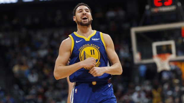 Klay Thompson's Warriors went on a scoring rampage against Denver.