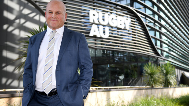 Rugby Australia interim CEO Rob Clarke says the World Rugby money will be used to see the game through the next 12 months