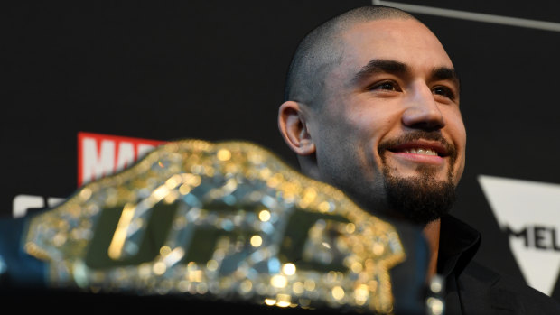 Whittaker had to pull out of his last scheduled fight in Melbourne.