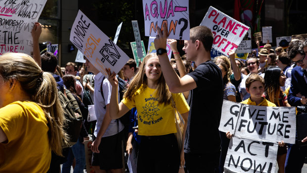 Starting young: students protest  climate change inaction. Young people are looking to collective action to solve the big problems they and their country face.