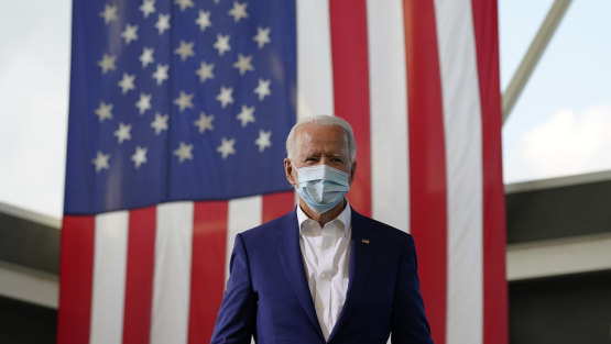 Democratic candidate Joe Biden speaks in Florida on Tuesday.
