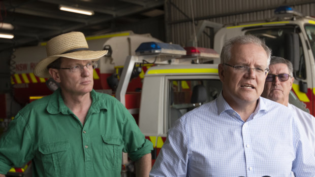 Nationals frontbencher Andrew Gee (left), pictured with Prime Minister Scott Morrison, has warned of deficiencies and dangers in the government's university funding overhaul. 