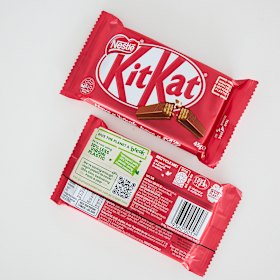 KitKat in Australia is packaged with 30 per cent recycled plastic.