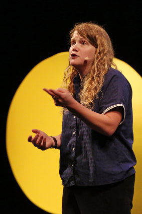 Kate Tempest gives the opening night address at the 2016 Sydney Writers' Festival.