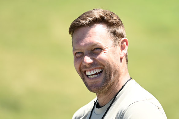 New era: Coach Sam Mitchell. 