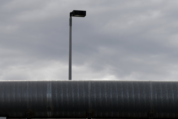 Exterior of the Metropolitan Remand Centre in Ravenhall.