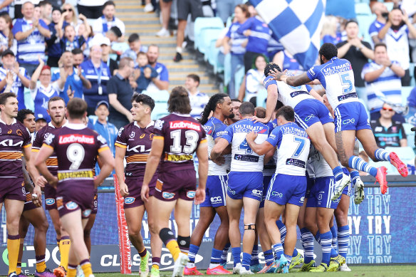 The Bulldogs are struggling to field a side against the Broncos.