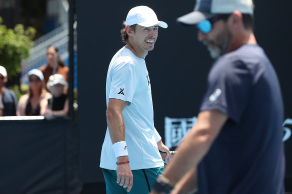 Adolfo Gutierrez has guided Alex de Minaur since he was eight years old.