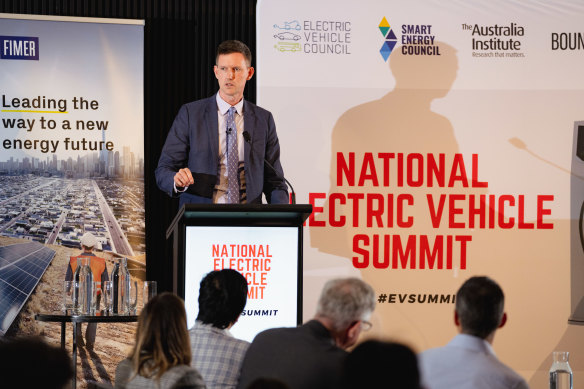 Transport Minister Mark Bailey is asking drivers which incentives would encourage them to switch to electric cars.