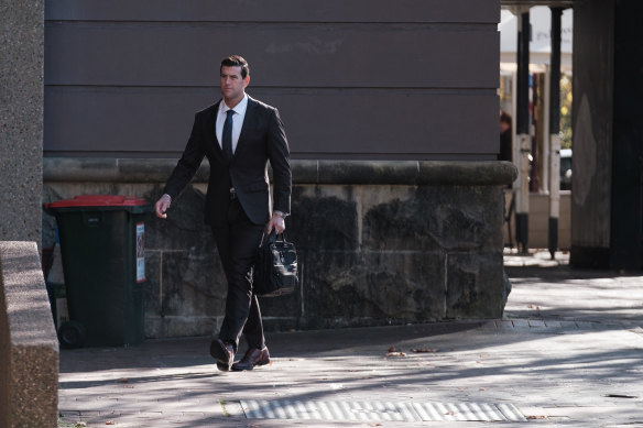 Ben Roberts-Smith outside the Federal Court in Sydney earlier this week.