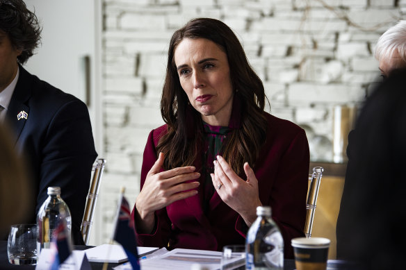 New Zealand Prime Minister Jacinda Ardern.