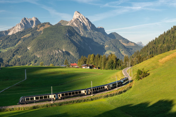 Through Switzerland from Montreux to Interlaken on the GoldenPass Express at not quite an express pace.