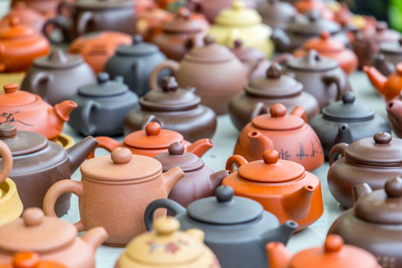 Teapots galore